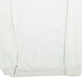 ADIDAS Mens White Cotton Blend Crew Neck M Sweatshirt Logo Design