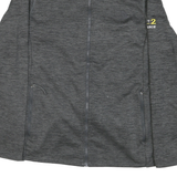 THE NORTH FACE Womens Grey Jacket L Polyester Blend Plain Zip Outdoor Casual