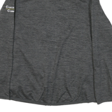 THE NORTH FACE Womens Grey Jacket L Polyester Blend Plain Zip Outdoor Casual