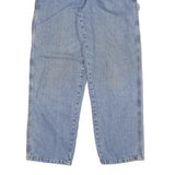 CARHARTT Mens Relaxed Blue Jeans Denim Light W33 L32 Workwear Zip Closure