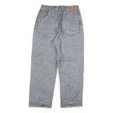 DICKIES Mens Relaxed Jeans Blue Denim W34 L32 Distressed Workwear Zip Closure