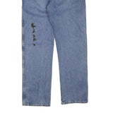 DICKIES Mens Jeans Blue Regular Straight Denim Medium W34 L34 Zip Cotton Blend