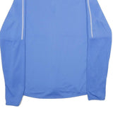 NIKE Mens Blue Slim Zip Jacket M Polyester Plain Sports Training Lightweight