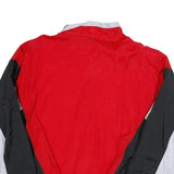 PRO SPORT Mens Red & Black Track Jacket L Polyester Blend Plain Zip Casual