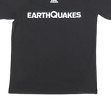ADIDAS Mens Black Earthquakes Graphic T-Shirt M Short Sleeve Crew Neck