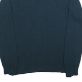 CARHARTT Mens Blue Plain Pullover Crew Neck Basic Knit M Jumper Wool Blend