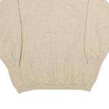 HANES Womens Beige Floral Print Crew Neck XL Cotton Blend Sweatshirt Casual