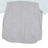 VANS Mens Light Blue & Grey Cotton Blend Shirt XL Casual Button-Up