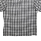 JACK WOLFSKIN Mens Grey Checked Shirt XL Casual Outdoor Lightweight