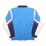 SHOOTER Mens White Navy & Blue Zip Jacket XL Polyester Colourblock Sportswear