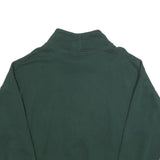 LEVI'S Womens Green Sweatshirt Mock Neck L Cotton Blend Pullover Casual