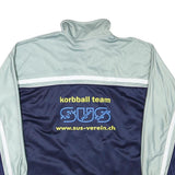 SPORT 90 Mens Blue & Light Grey Sports Zip Jacket M Polyester Blend Athletic