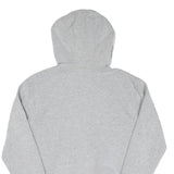 ELLESSE Womens Grey Cotton Hoodie UK 6 Pullover Casual Sweatshirt