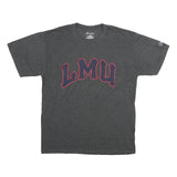 CHAMPION Mens Grey LMU Graphic T-Shirt M Short Sleeve Crew Neck Cotton Comfort