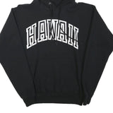 HANES Mens Black Hawaii Pullover Hoodie S Cotton Blend Casual Streetwear
