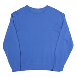 PUMA Mens Blue Sweatshirt Crew Neck M Cotton Blend Logo Print Casual Pullover