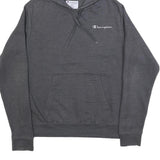 CHAMPION Mens Grey Hoodie M Cotton Blend Pullover Casual Streetwear