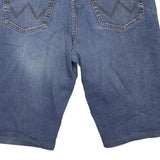 WRANGLER Mens Denim Blue Casual Shorts XL W38 Classic Fit Cotton Blend