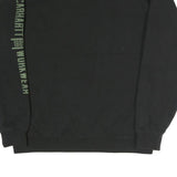 CARHARTT Mens Black Sweatshirt Crew Neck L Workwear Casual Cotton Pullover