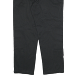 DICKIES Mens Cotton Blend Black Regular Fit Straight Leg Trousers W40 L32