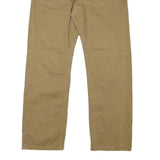 LEVI'S 505 Mens Beige Regular Straight Denim W32 L27 Cotton Blend Zip Jeans