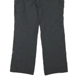 TCM Mens Black Relaxed Straight Trousers W32 L32 Polyester Blend Zip