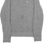 TRUE RELIGION Mens Grey Cotton Blend Sweatshirt Crew Neck M Casual Pullover