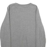 TRUE RELIGION Mens Grey Cotton Blend Sweatshirt Crew Neck M Casual Pullover