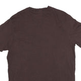 CHAMPION Mens Brown Graphic T-Shirt 2XL Short Sleeve Crew Neck Cotton Blend