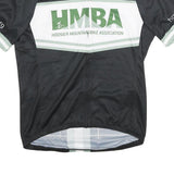 PEARL IZUMI Mens Black & Green Hoosier Mountain Bike Association Cycling Jersey