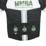 PEARL IZUMI Mens Black & Green Hoosier Mountain Bike Association Cycling Jersey