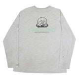 CARHARTT Mens Grey Long Sleeve Crew Neck XL Logo Cotton T-Shirt Workwear