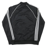 ADIDAS Mens Black & White Originals Track Jacket S Polyester Blend Zip Classic