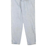 LEVI'S Womens Regular Fit Straight Blue Denim Light W24 L30 Cotton Blend Zip