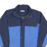 CLIQUE Mens Blue & Navy Zip Jacket M Polyester Blend Colourblock Casual Outdoor