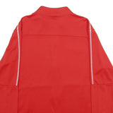 NIKE Mens Red Zip Jacket XL Polyester Plain Sportswear Activewear