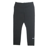 NIKE Womens Joggers Black Slim Tapered M W23 L21 Sports Activewear
