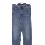 LEVI'S Womens Slim Blue Denim Classic W25 L29 Zip Jeans Stylish Comfort