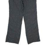 TCM Womens Relaxed Black Cargo Trousers W32 L32 Functional Zip Closure