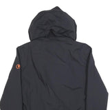 SHERPA Womens Black Outdoor Jacket L Polyester Zip Hooded Plain Lightweight