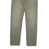 CARHARTT Mens Regular Fit Cotton Blend Beige Trousers W31 L30 Button Closure