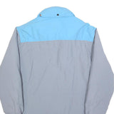 MAMMUT Mens Blue & Grey Jacket S Polyester Blend Zip Outdoor Classic Fit