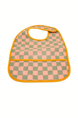 Sustainable baby bib - Checks