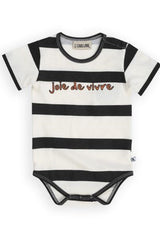 Organic cotton baby body - Stripes
