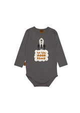 Baby Bodysuit Grey - To the Moon and Back