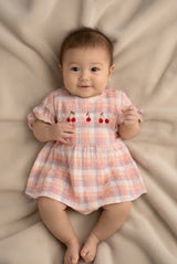 Baby Girl Cherry Romper