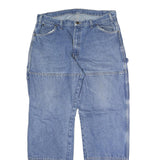 DICKIES Mens Jeans Blue Relaxed Carpenter Denim Medium W38 L32 Workwear