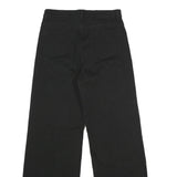 DIVIDED Womens Regular Black Cotton Blend Wide-Leg Jeans W28 L32 Classic Zip