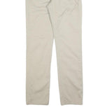 LEVI'S Mens Cotton Blend Beige Slim Slim Leg Trousers W31 L32 Casual Zip Closure