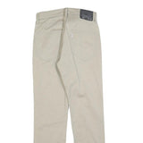 LEVI'S Mens Cotton Blend Beige Slim Slim Leg Trousers W31 L32 Casual Zip Closure